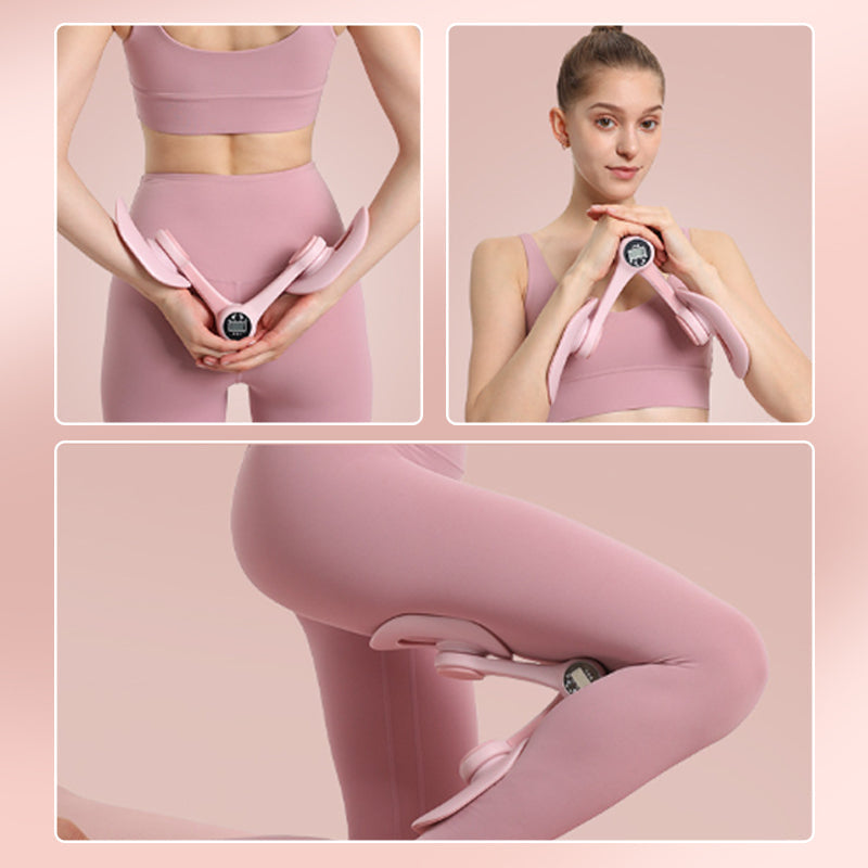 Ergonomic Thigh Trainer Thigh Trainer with Counter Adjustable Thigh with Lcd Display for Men Women Pelvic Floor Muscle Trainer