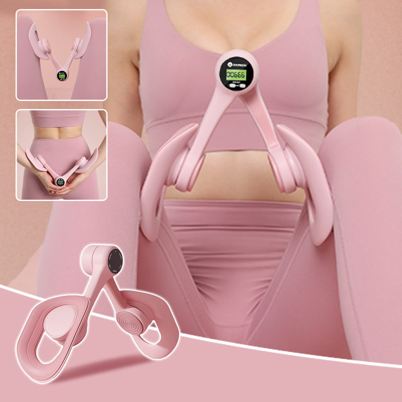 Ergonomic Thigh Trainer Thigh Trainer with Counter Adjustable Thigh with Lcd Display for Men Women Pelvic Floor Muscle Trainer